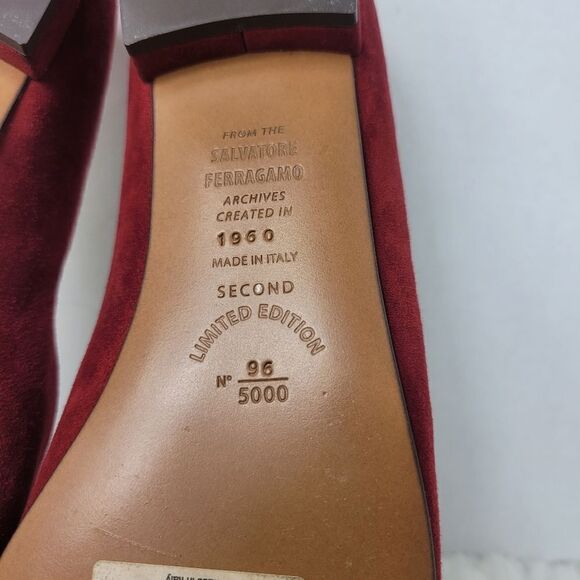 Salvatore Ferragamo Creations Archives 1960 Limited Edition 96/5000 Ballet Flat - Picture 11 of 12
